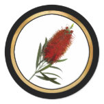 Flame Red Bottle Brush stickers