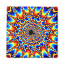 Flame Ring Fridge Magnet