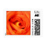 Flame Rose RSVP stamp