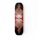 Flame Skull skateboards by Spyder13x085 Flame Skull skateboards