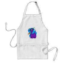 Flame Sneezer Purple Dragon Apron
