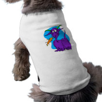Flame Sneezer Purple Dragon Pet T-shirt