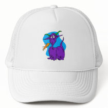 Flame Sneezer Purple Dragon Hats