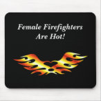 Female firefighter gifts for holidays and birthday presents with fire dept logos are easy to personalize.