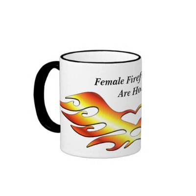 Flame Tattoo Coffee Mug by bonfirefirefighters Female firefighter tshirts