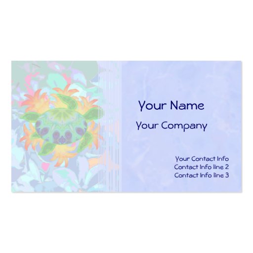 Flame Turtle Business Card Template (front side)