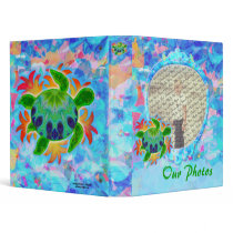 Flame Turtle Customizable 1" Photo Binder