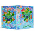 Flame Turtle Customizable Art Binder binder