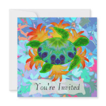Flame Turtle Invitations