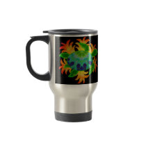 Flame Turtle Travel Mugs by wingedturtle Flame Turtle Travel Mugs