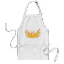 Flame-Wing-Skull Apron