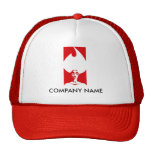 Flame Woman Customizable Hat