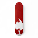 Flame Woman Skateboard Deck
