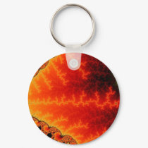 Flame Zigzag Keychain by JamesOakley Flame Zigzag Keychain