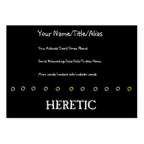 Flamed Heretic Business Card Template