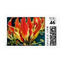 flamelily - flower painting stamp