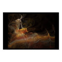 Flamenco dancer in fractal posters