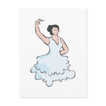 Flamenco Dancer postcards by sportydesigns Flamenco Dancer postcards
