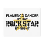 Flamenco Dancer Rock Star by Night postcards
