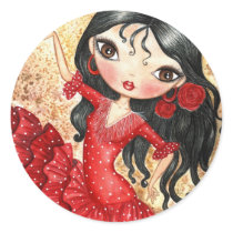 "Flamenco Dancer" Sticker