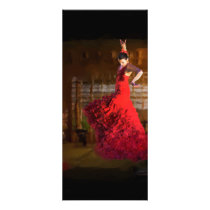 Flamenco fire lights a tea house in Tokyo, Japan rack cards by ddorinta Flamenco fire lights a tea house in Tokyo, Japan rack cards