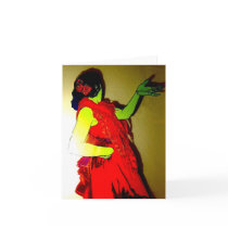 Flamenco Hand Folded Invitation cards