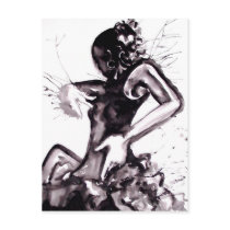 FLAMENCO SPLASH postcards by whittyart FLAMENCO SPLASH postcards