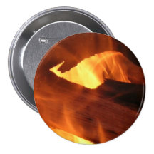 Flames and FIre Pinback Buttons