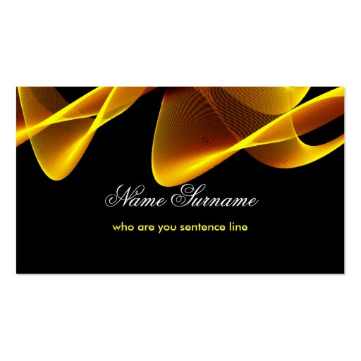 flames business card