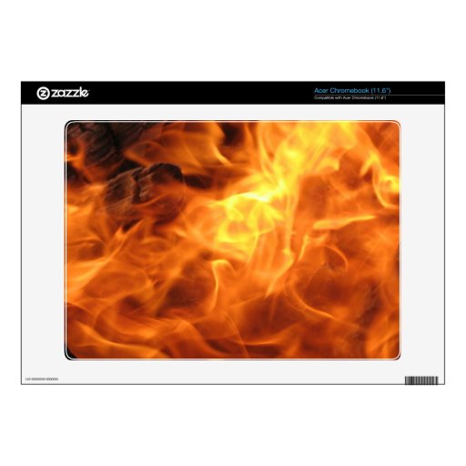 Flames for 11" Acer Skins For Acer Chromebook
