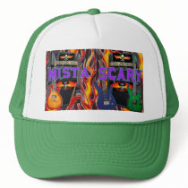 Flames,Guitars, and Amps Baseball Hat - Customized by MistaSCARY Flames,Guitars, and Amps Baseball Hat - Customized