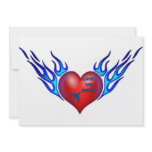 Flames &amp; Jet Fuel Personalized Invitations