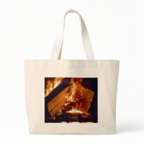 Flames of Fire Tote Bag