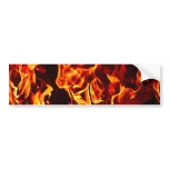 Flames of Fire Bumper Sticker
