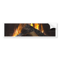Flames of Fire Bumper Stickers