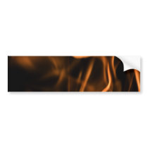 Flames of Fire in a Fireplace Bumper Stickers