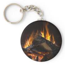 Flames of Fire Key Chain