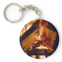 Flames of Fire Key Chain