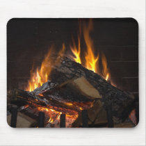 Flames of Fire Mouse Pad