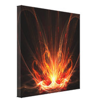 Flames of passion canvas prints