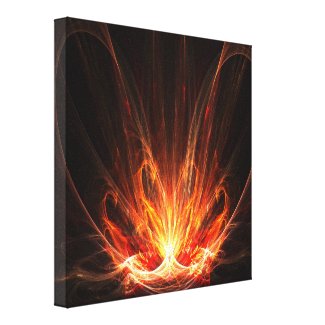Flames of passion wrappedcanvas