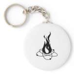 Flames off Knowledge keychains