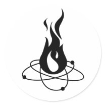 Flames off Knowledge Stickers