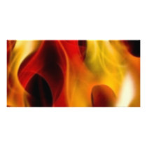 Flames Photo Card Template