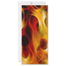 Flames Personalized Rack Card