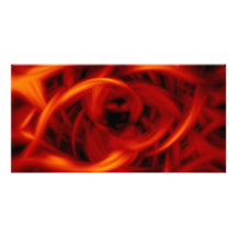 Flames Red Photo Cards