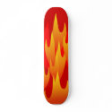 Flames Skateboard by windyone Flames Skateboard