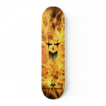 Flames Skull skateboards