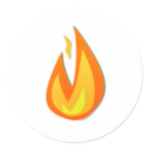 Flames stickers