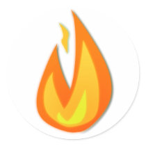 Flames stickers